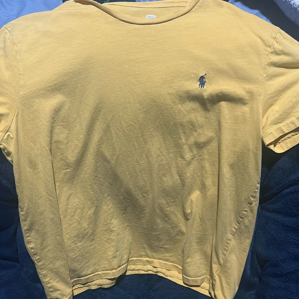 Yellow Polo Crewneck T-shirt